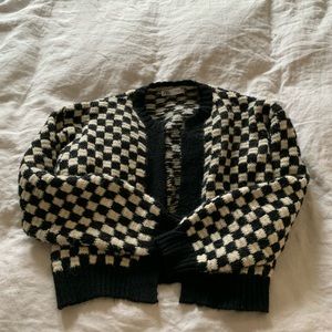 Zara Checkered Sweater - worn only a few times. In like new condition.